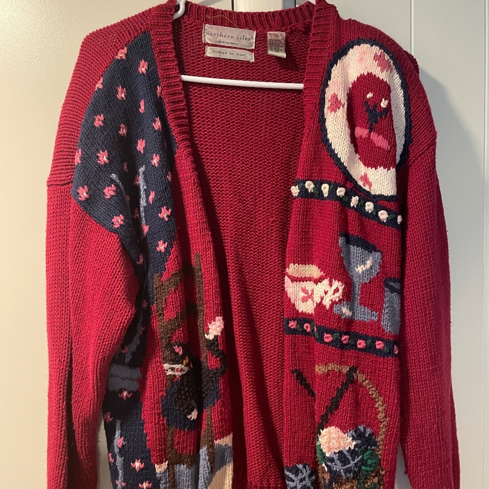 Vintage Knitted by Hand Northern Isle